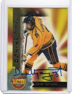 1995 Signature Rookies Signatures #49 Daniel Tjarnqvist FREE SHIP