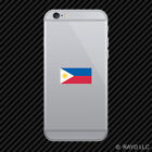 Filipino Flag Cell Phone Sticker Mobile Die Cut philippines pinoy star sun