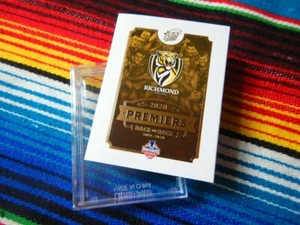 2020 RICHMOND TIGERS AFL Premiers Card Cover & Case - Picture 1 of 3