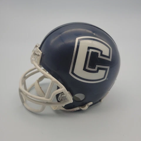 UConn Huskies Riddell Speed Mini Football Helmet. 3 5/8 NCAA Souvenir Vintage Cover