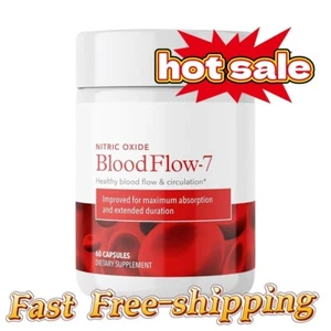 BloodFlow-7 Nitric Oxide Supplement with Nitrosigine 60caps Dietary Supplement - Picture 1 of 6