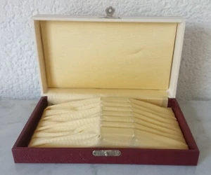 alter leerer Besteckkasten Besteckaufbewahrung 6 Teile 17,7 x 10,2 x 4,0 cm - Picture 1 of 12