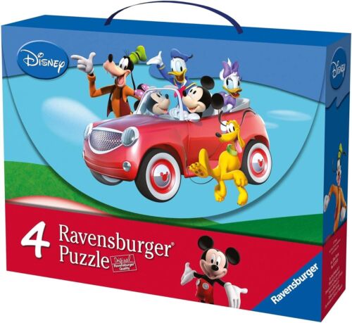 NEUF! Mickey Mouse Club House - Valise 4 Puzzles - RAVENSBURGER (2X36 pieces & 2
