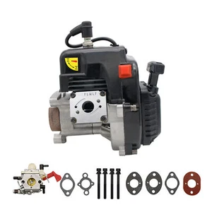 32CC 11HP Reed Engine with Carb 1191 Black Cylinder Head For 1/5 HPI BAJA LT - Picture 1 of 16