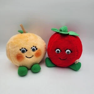 Lot Of 2 Vintage 1980’s Del Monte Plush Toys Yumkin Toys Stuffed Animals - Picture 1 of 6