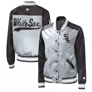 Women's Starter Silver Chicago White Sox The Legend Full-Snap Jacket - Picture 1 of 5