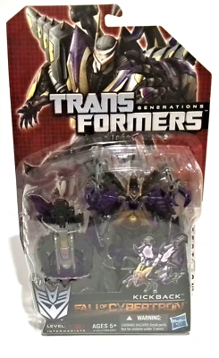 2012 TRANSFORMERS GENERATIONS FALL OF CYBERTRON KICKBACK 100% COMPLETE + MANUAL - Image 1 of 3