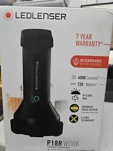 Ledlenser P18R TRABAJO USB Recargable 4500 Lúmenes 720m Haz IP54 LED Antorcha (Leer) - Imagen 1 de 9