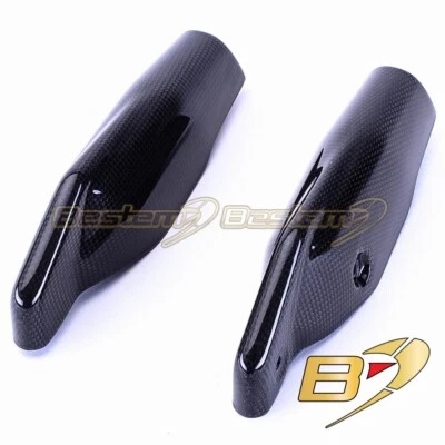 Cubierta protectora horquilla 100 % fibra de carbono Ducati Hypermotard 796 1100  Foto 1 de 4