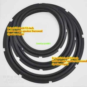 2pcs 8/10/12"inch Speaker rubber edge Speaker surround Home Audio repair parts - Picture 1 of 3