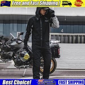 Motorcycle Rain Suit Waterproof Rain Jacket + Rain Pants Set (XXXL)