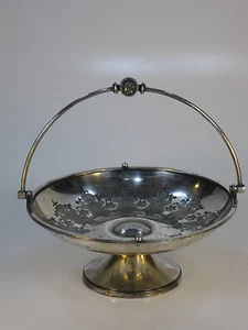 Antique MERIDEN SILVER PLATE COMPOTE c.1850-1899, Platters & Trays, Silverplate - Picture 1 of 1