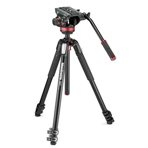 OPEN BOX – Manfrotto MVK502055XPRO3 Tripod Kit: MVH502AH + MT055XPRO3 - Picture 1 of 3