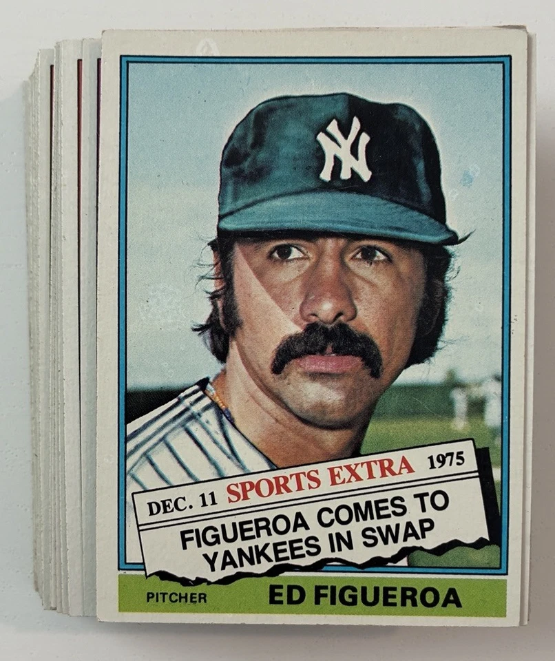 Полный набор из 44 коллекционных карточек 1976 Topps Traded вручную - Изображение 1 из 1