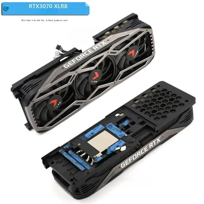 For PNY RTX3070 3070Ti 3080 3080Ti 3090 XLR8 Graphics Card Cooler with Fan  - Image 1 of 3