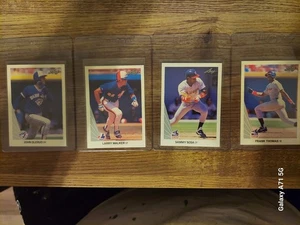 1990 LEAF HOF / ALL STARS FRANK THOMAS , SAMMY SOSA , LARRY WALKER  - Bild 1 von 1