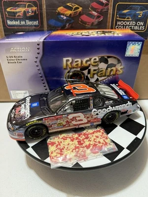 Dale Earnhardt COLOR CHROME GM Goodwrench 2001 Talladega 76th Win 1/24 Diecast - Image 1 of 4