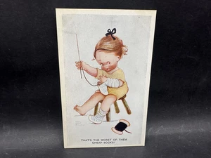 Postal de San Valentín de Mabel Lucie Attwell 489 vintage sin usar - Imagen 1 de 9