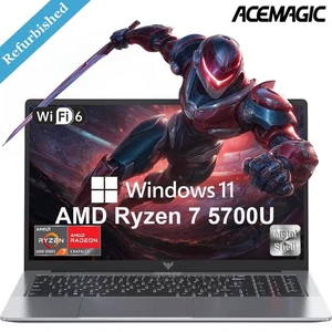 ACEMAGIC Gaming Laptop 16,1zoll AMD Ryzen 7 5700U 16GB DDR4 512GB SSD WiFi6 - Bild 1 von 10