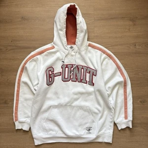 Felpa con cappuccio pesante vintage Y2K G Unit 50 centesimi uomo taglia L pesante rara - Foto 1 di 8