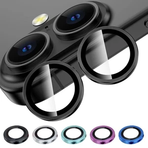 per Apple iPhone 16 | 16 Plus - Cover Vetro Temperato Protezione Obiettivo Fotocamera - Foto 1 di 9