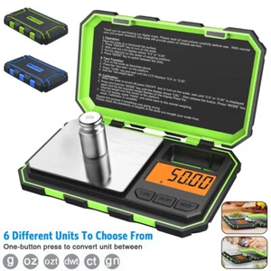 Digital Pocket Scale 200g x 0.01g Jewelry Gold Gram Herb Karat Weight US Stock - Picture 1 of 15