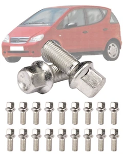 20 Bulloni Fissaggio Cerchi Ruote in Ferro Per Mercedes Classe A W168 M12X1,5 - Foto 1 di 7