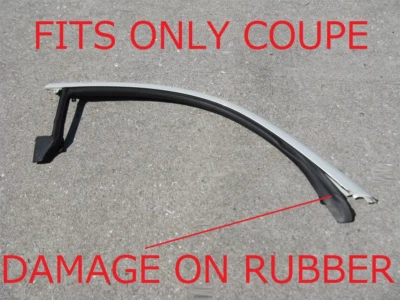 2003-2008 NISSAN 350Z COUPE RIGHT PASSENGER SIDE OUTSIDE A PILLAR TRIM MOLDING - Image 1 of 4