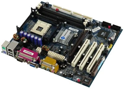 Mainboard VIA P4MA ProA Socket 478 2x DDR 3x PCI mATX - Image 1 of 2