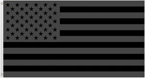 Black American Flag Dozen US Black Flags Tactical USA Blackout 3x5FT - Picture 1 of 1