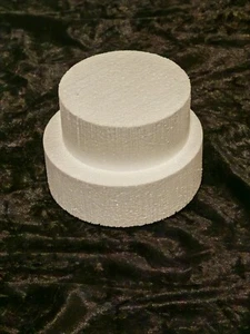 Styropor Torte Dummy 2-stöckig 10/15 Geschenk Tortenrohling Hochzeit Geburtstag - Bild 1 von 1
