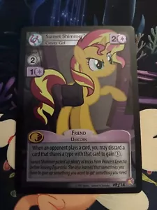 My Little Pony CCG Sunset Shimmer Clever Girl #pf14 Absolute Discord Promo LP - Picture 1 of 2