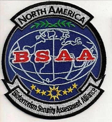 Resident Evil: BSAA Bioterrorism Security Assessment Alliance Embroidered Patch - Image 1 of 4