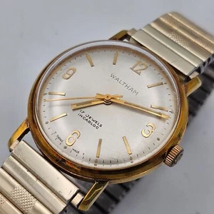 Vintage Waltham 17 Jewel Mechanical Manual Wristwatch 36 mm (Works) (J1) NS#8729 - Picture 1 of 6