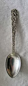 Repousse Rose Kirk Sterlingsilber Demitasse Löffel (6 verfügbar) - Bild 1 von 2