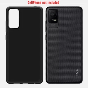 Premium Full Body Black Protective Silicone Cover Case for TCL ION X T430W Phone - Picture 1 of 3