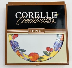 CORELLE FRUIT BASKET 8" MELAMINE TRIVET / HOT PLATE - Picture 1 of 3
