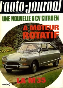 L'AUTO JOURNAL n°493S1 04/12/1969 CITROEN M35 FERRARI DAYTONA AMI 8 AUSTIN MAXI - Foto 1 di 1