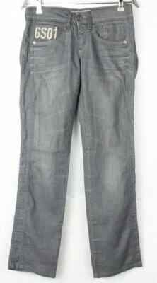 G-STAR RAW Damen Saville Straight Stretch Jeans Größe W27 L32 - Bild 1 von 4