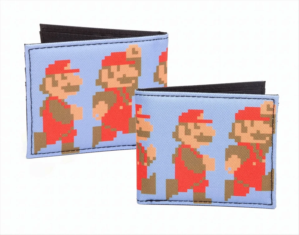 Nintendo - Rennende und springende Pixel Mario Gekdbörse Neu & OVP - Bild 1 von 1