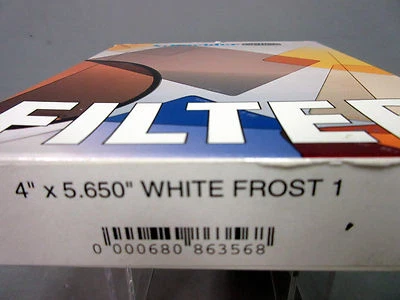 New Schneider 4x5.65" White Frost 1 Diffusion Filter MFR #68-086356 - Image 1 of 4