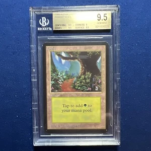 MTG ALPHA FOREST Version 2 BGS 9.5 GEM MINT! (with sub grades) 1993 - Picture 1 of 2