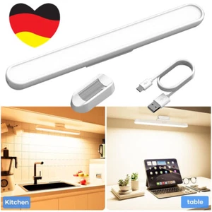 LED Unterbauleuchte mit Magnet AKKU Lichtleiste Küche Schranklampe USB Dimmbar - Bild 1 von 18
