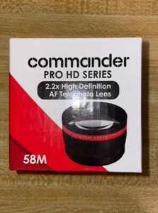 Commander Pro HD Series Lens - 58M 2.2x High Definition AF Telephoto Lens - Picture 1 of 4