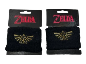 Official Nintendo Zelda Triforce Wrist Sweatband LootCrate Exclusive (Lot of 2) - Picture 1 of 4