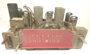 vintage SILVERTONE 7100 CONSOLE RADIO/PHONO: Untested CHASSIS w/ all 6 tubes - Picture 1 of 7