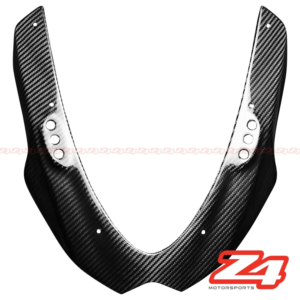 Cubierta de carenado de faros de nariz delantera superior de fibra de carbono para Suzuki GSXR1000 2009-2016 Foto 1 de 1