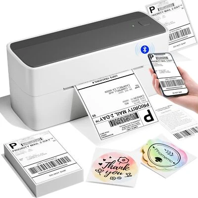 Phomemo PM-241BT Etikettendrucker Bluetooth/USB Versand Thermodrucker für DHL - Bild 1 von 4