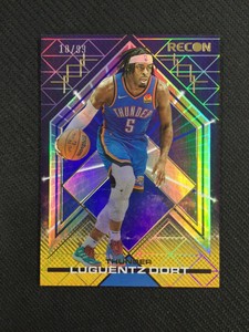 2021-22 Panini Recon #48 Luguentz Dort Holo Blue /99 OKC Thunder No Reserve