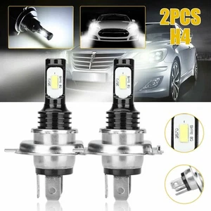 Super Bright LED Bulbs H4 9003 HB2 High Quality 2pcs 6000K CSP LED Headlight Kit - Picture 1 of 24